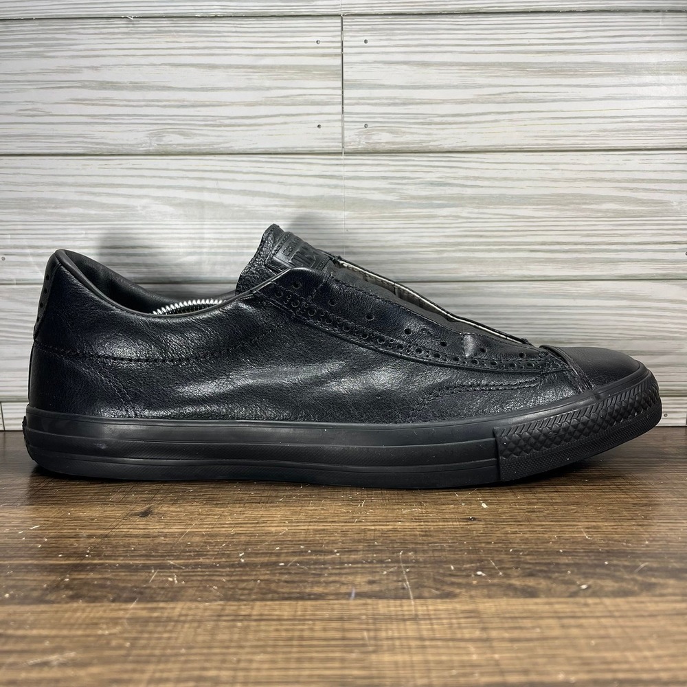 Converse John Varvatos Chuck Taylor All Star Slip On Men's Black Shoes - M 11.5
